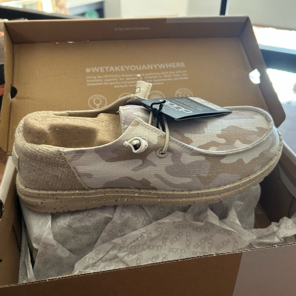 Hey Dude Beige Camo Slip-Ons - Picture 4 of 5